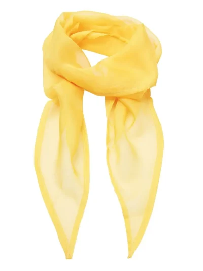 Ladies Chiffon Scarf - sunflower, UNICA
