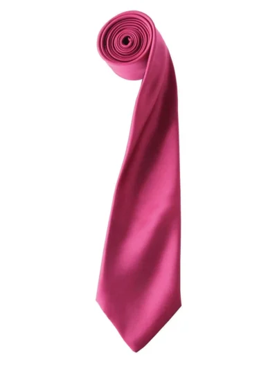 Colours Collection Satin Tie - hot pink, UNICA