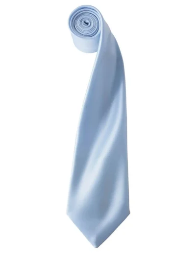 Colours Collection Satin Tie - light blue, UNICA