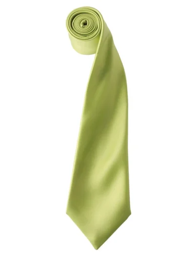 Colours Collection Satin Tie - lime, UNICA