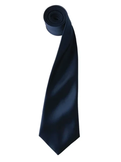 Colours Collection Satin Tie - navy, UNICA