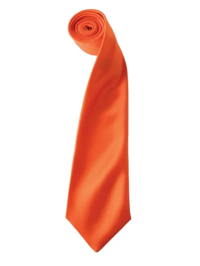 Colours Collection Satin Tie - orange, UNICA