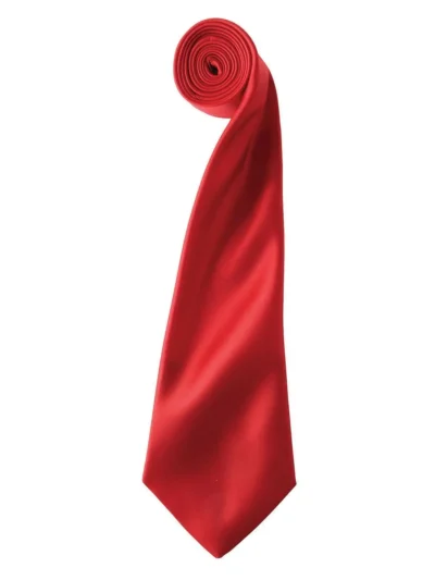 Colours Collection Satin Tie - red, UNICA