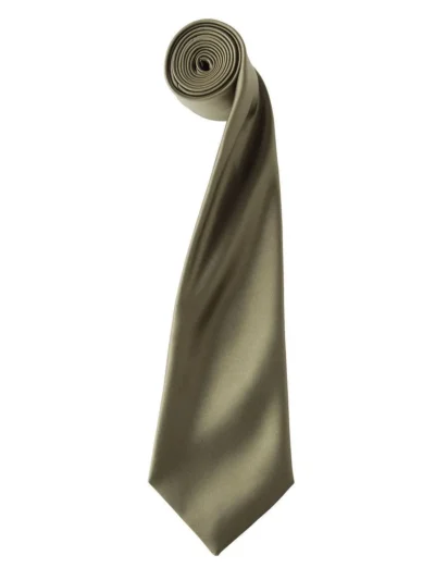 Colours Collection Satin Tie - sage, UNICA