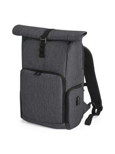 Q-Tech Charge Roll-Top Backpack - granite, UNICA