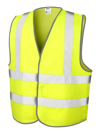 Safety High Viz Vest - fluorescent yellow, S/M