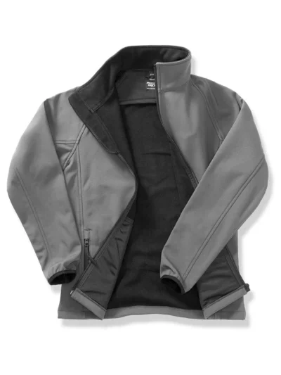 Printable Softshell - charcoal/black, 3XL