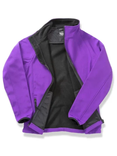 Printable Softshell - purple/black, 4XL