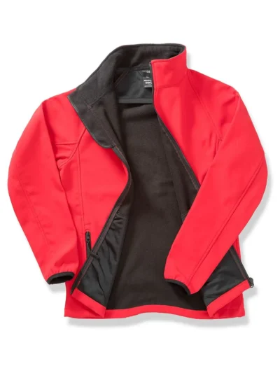 Printable Softshell - red/black, L