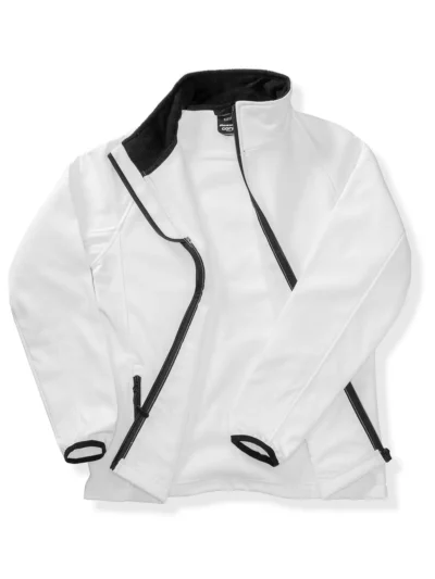 Printable Softshell - white-black, S
