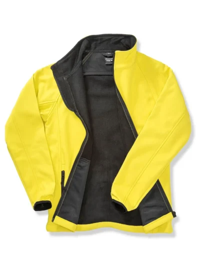 Printable Softshell - yellow/black, 3XL