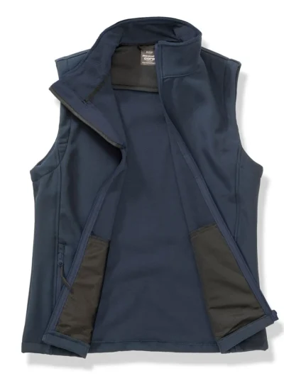 Womens Printable Softshell Bodywarmer - navy/navy, S