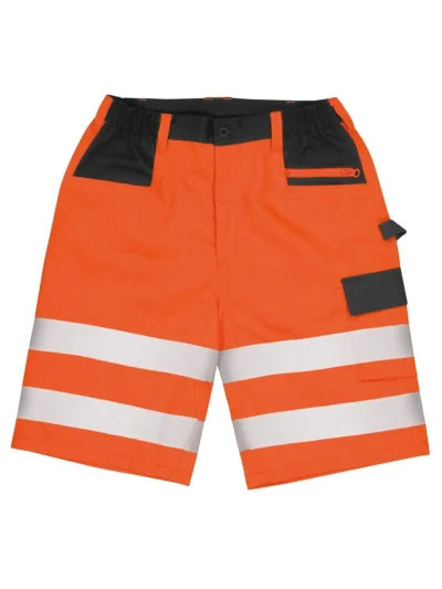 Safety Cargo Shorts - orange, 3XL