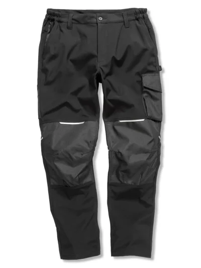 Slim Fit Softshell Work Trouser - black, M