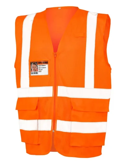 Executive Cool Mesh Safety Vest - Fluo Orange, S