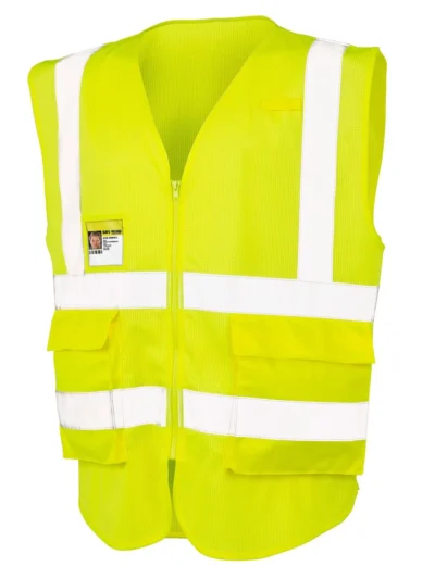 Executive Cool Mesh Safety Vest - Fluo Yellow, L