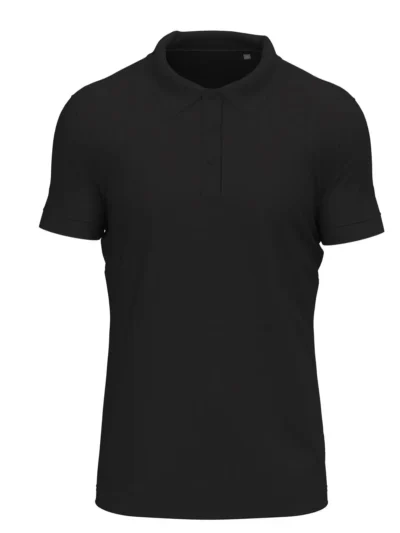 Stretch Polo - black opal, XXL