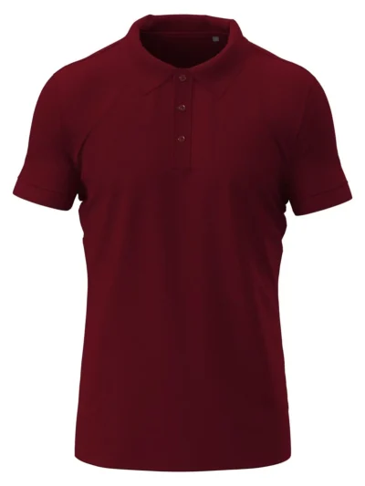 Stretch Polo - bordeaux, XXL